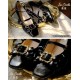 Iris Corolla Frame Square Heel Shoes(Reservation/8 Colours/Full Payment Without Shipping)